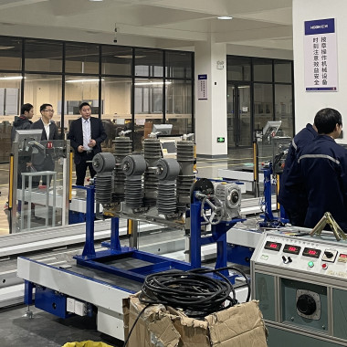 国网浙江乐清市供电有限公司总司理李建宇一行莅临和记官网电气集团调研